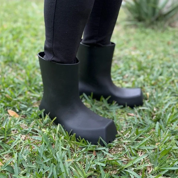 服*物様 balenciaga TROOPER RUBBER boots 38 Balenciaga Trooper Rubber Boots | eBay